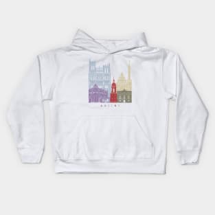 Amiens skyline poster Kids Hoodie